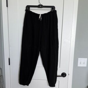 Black Jogger Sweatpants